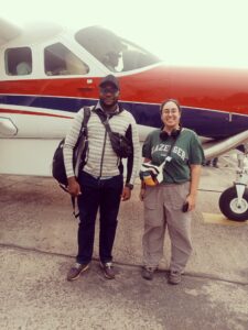 BonDiv researchers Francesca Grillo and Martin Bofeko
