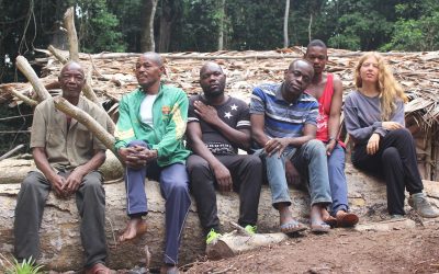 Field team at the Ikelemba BonDiv site (in collaboration with Groupe dAppui a la Conservation des Ecosystemes de Basankusu et de Bolomba-GACEBB)