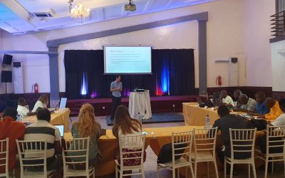 Martin Surbeck, co-director of the BonDiv project, opening words during the BonDiv final workshop
